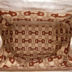 Metallic Guccissima Web Treasure Handbag