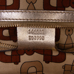 Metallic Guccissima Web Treasure Handbag
