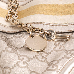 Metallic Guccissima Web Treasure Handbag