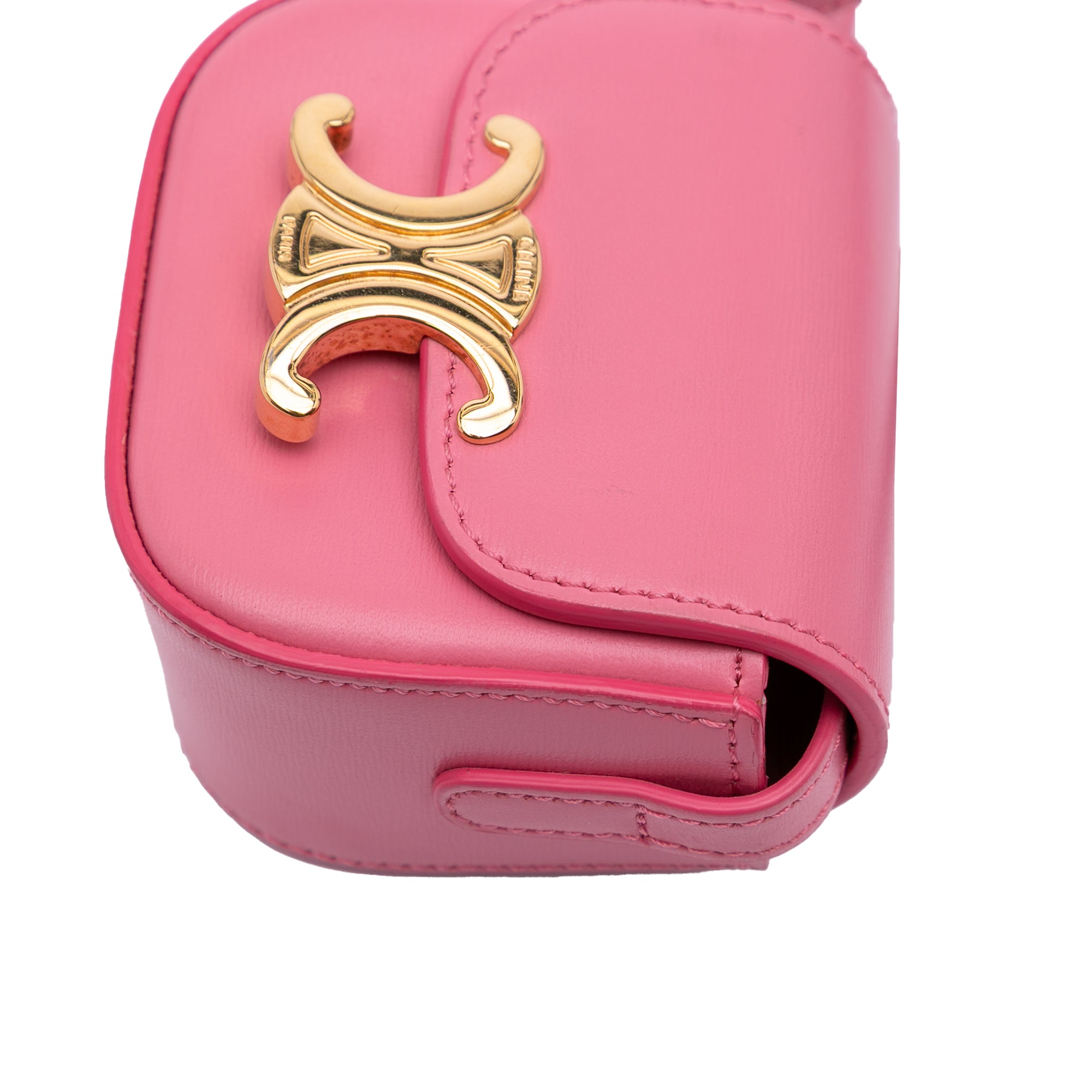 Mini Shiny Calfskin Triomphe Crossbody