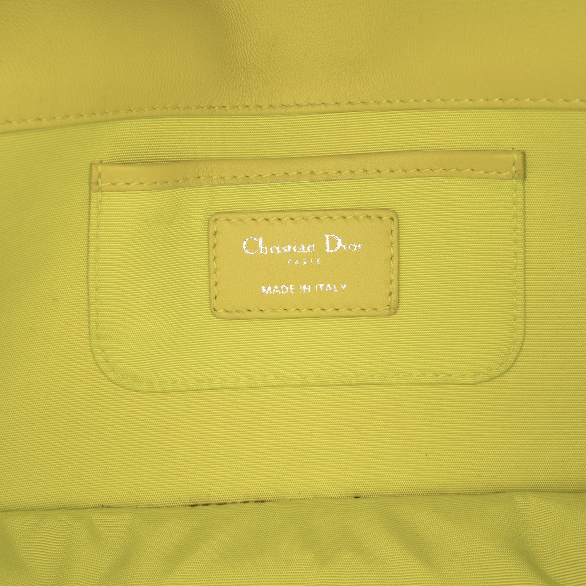Lambskin Cannage Lady Dior Wallet On Chain