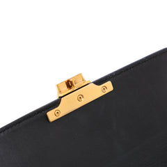 Shiny Calfskin Claude Shoulder Bag