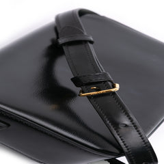 Shiny Calfskin Claude Shoulder Bag