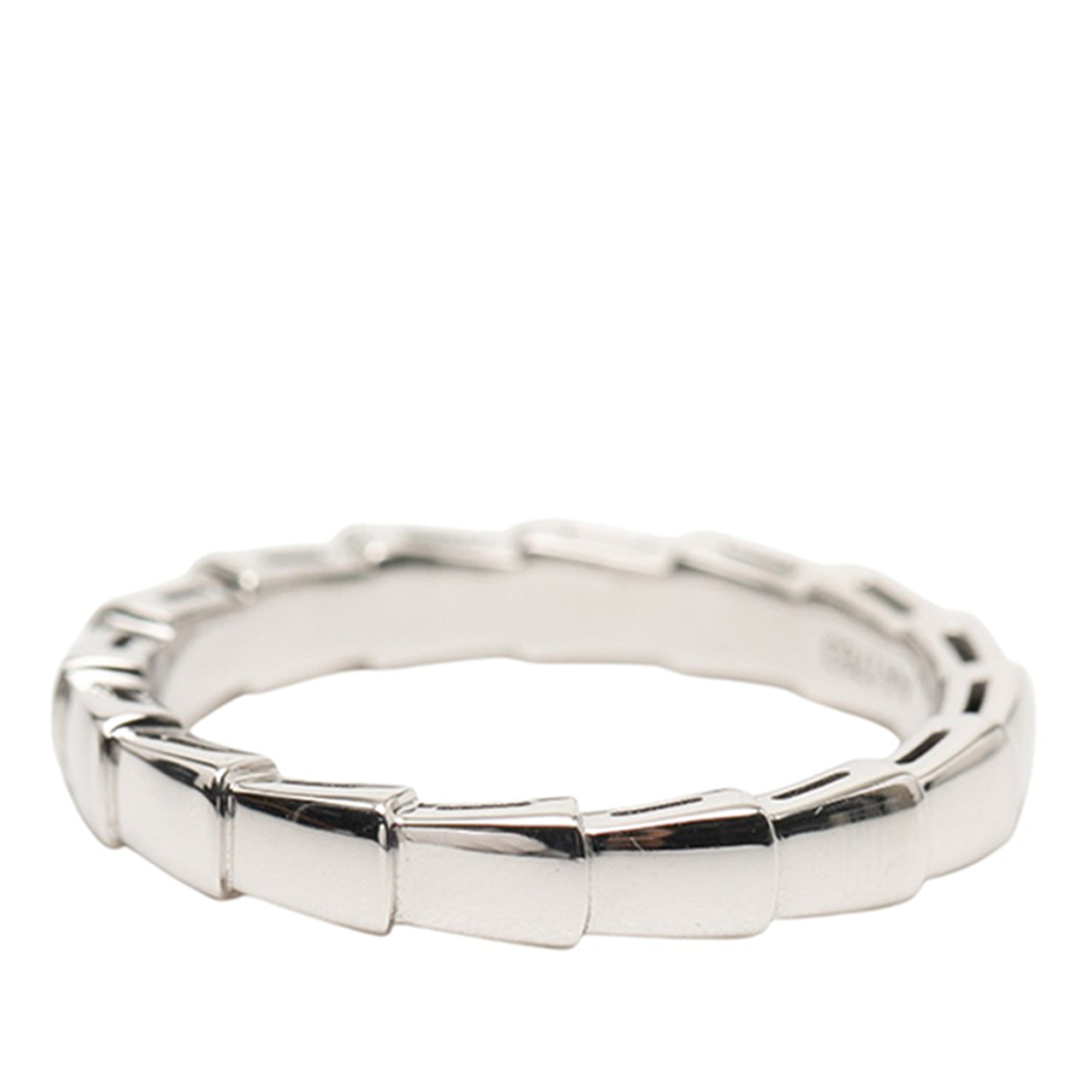 18K White Gold Serpenti Viper Ring