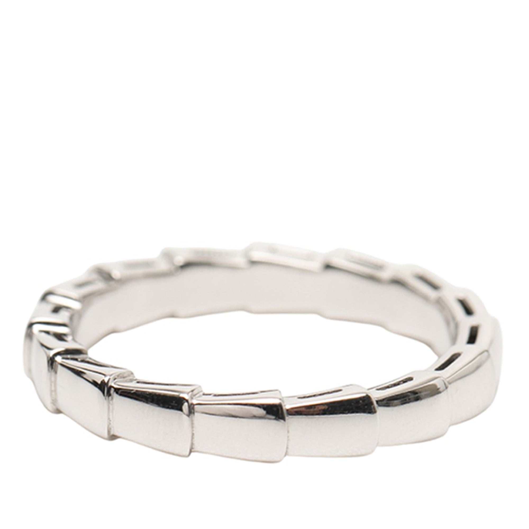 18K White Gold Serpenti Viper Ring