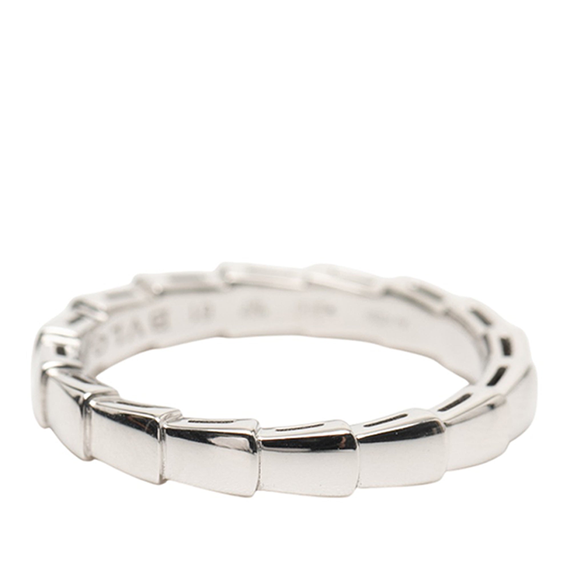 18K White Gold Serpenti Viper Ring