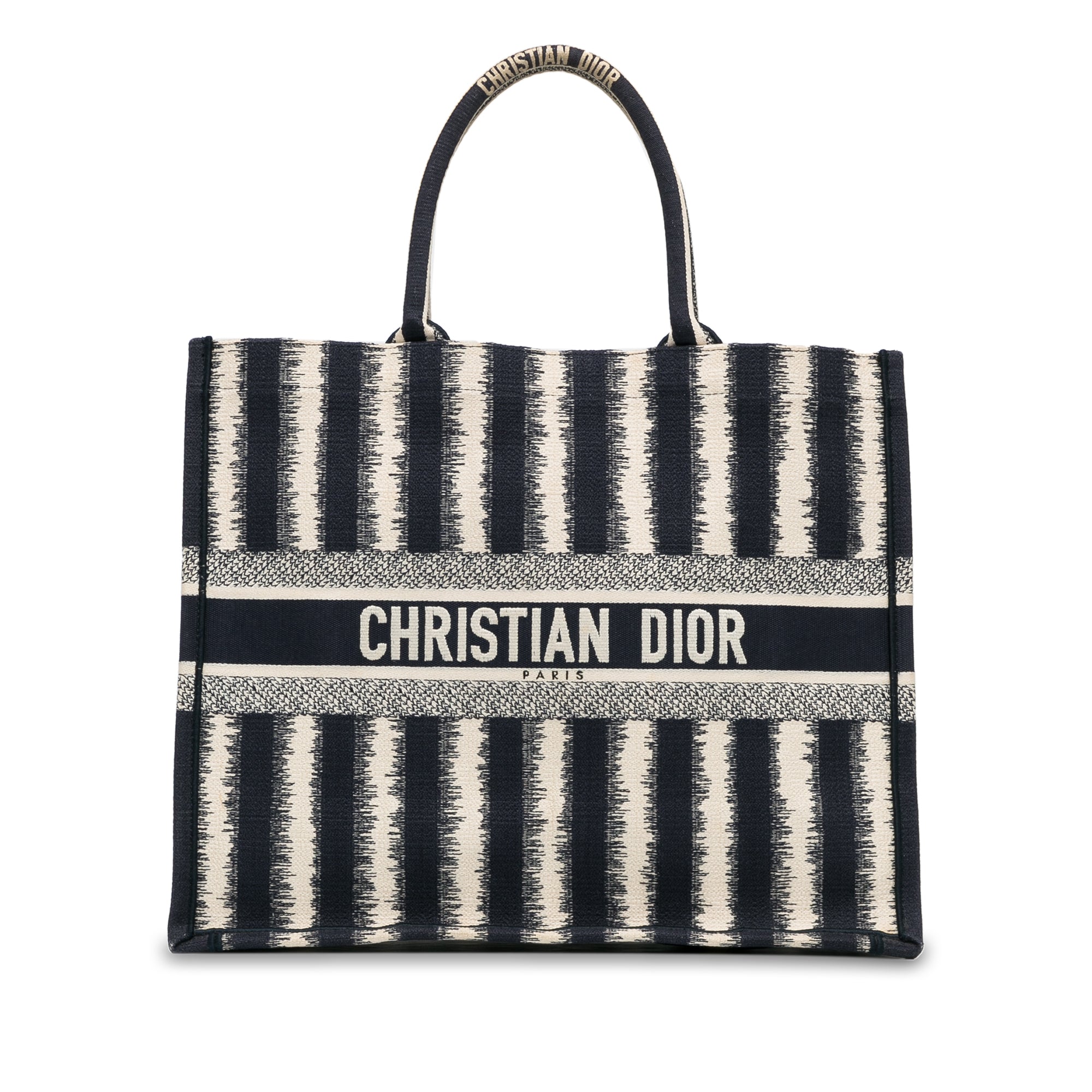 Large Striped Book Tote