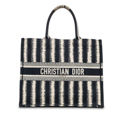 Large Striped Book Tote