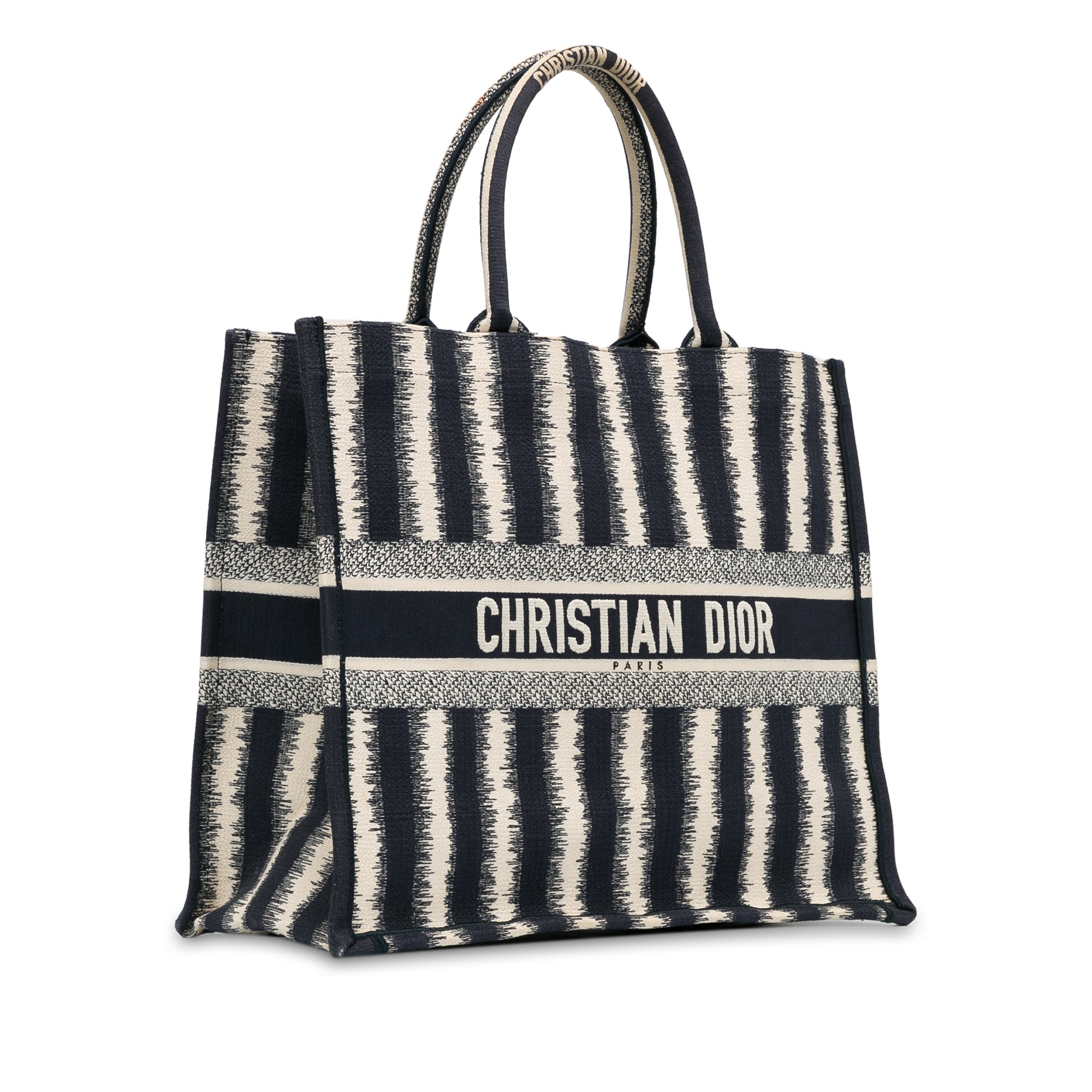 Large Striped Book Tote