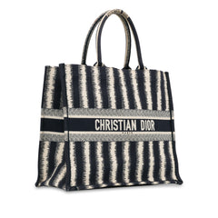 Large Striped Book Tote
