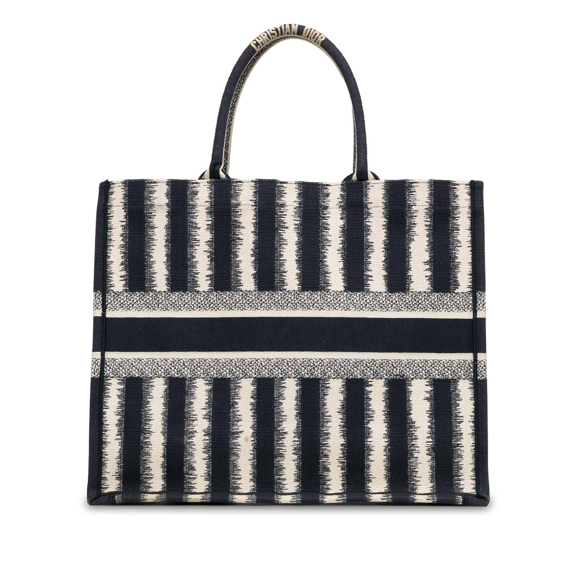 Large Striped Book Tote