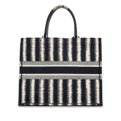 Large Striped Book Tote