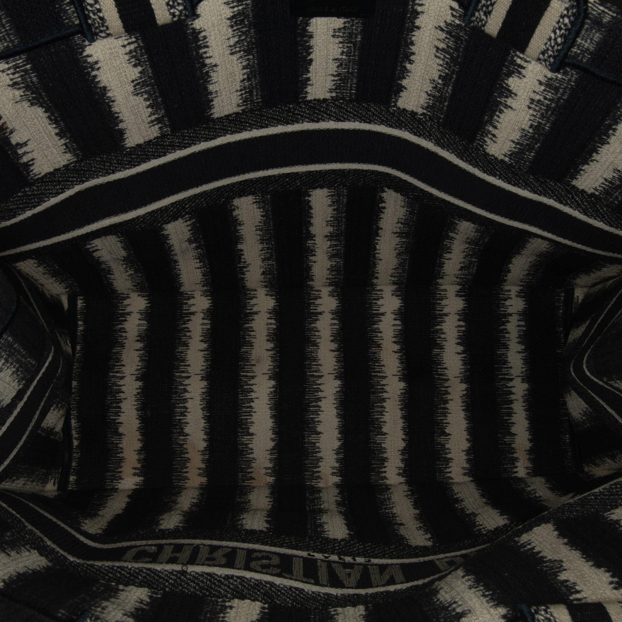 Large Striped Book Tote