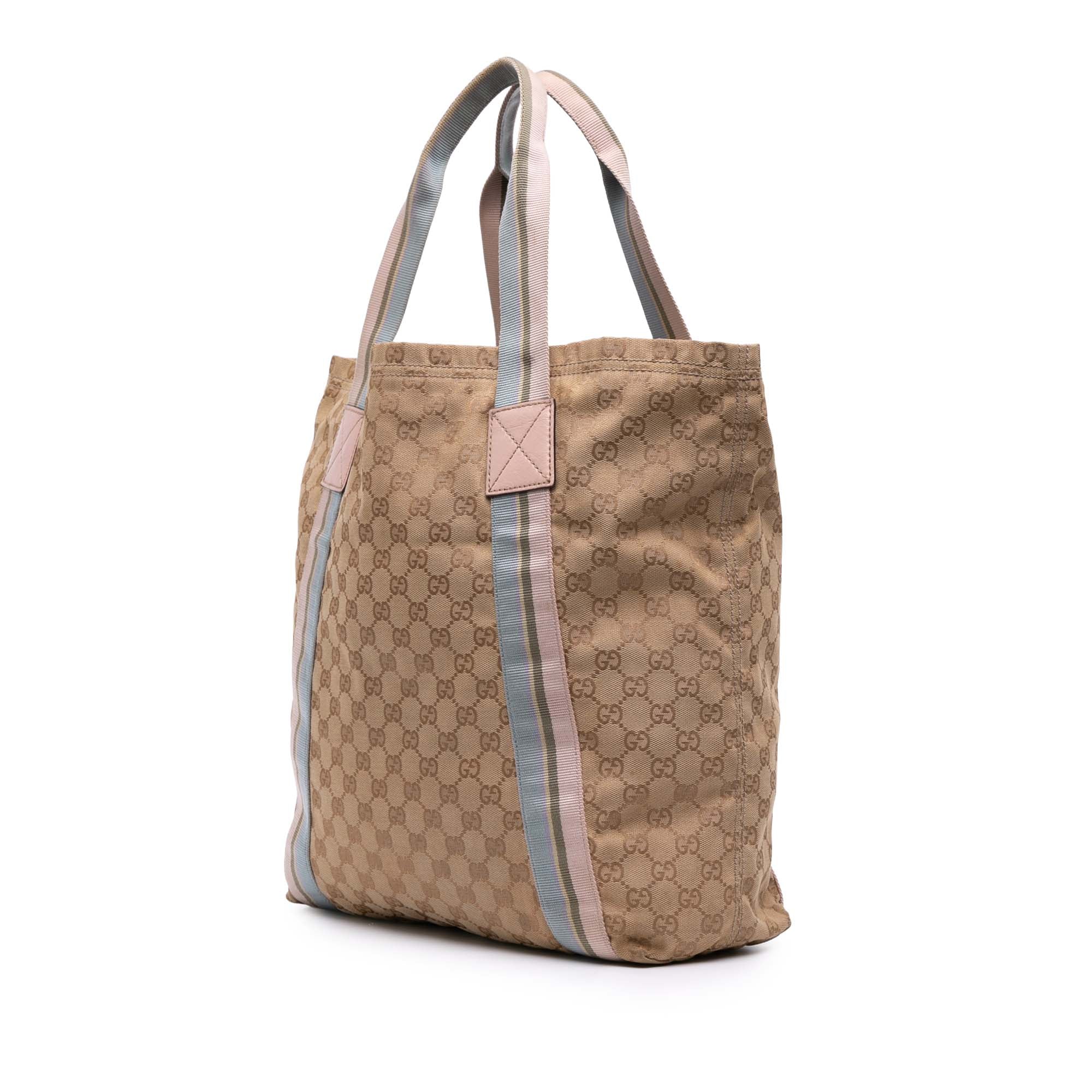 GG Canvas Web Tote