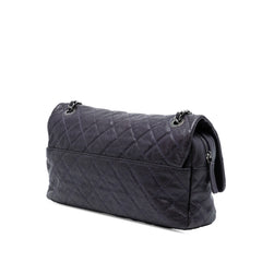 Jumbo Quilted Iridescent Caviar Easy Flap