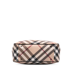 Supernova Check Coated Canvas Tote