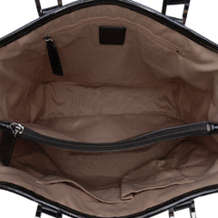 Supernova Check Coated Canvas Tote