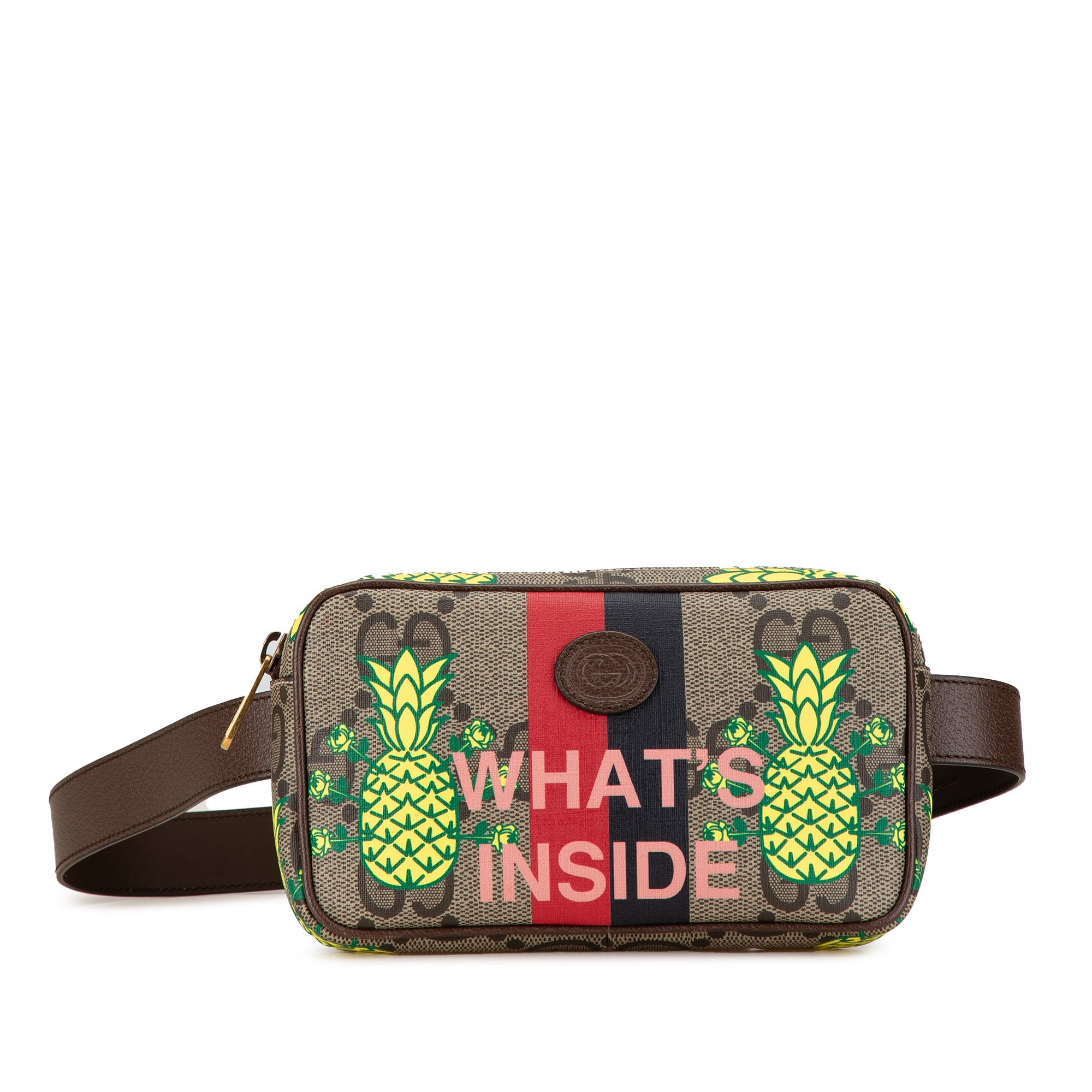 Maxi GG Supreme Interlocking G Pineapple Belt Bag