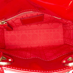Mini Patent Cannage Lady Dior