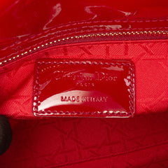 Mini Patent Cannage Lady Dior