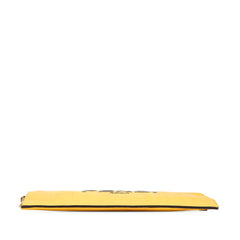 Leather Logo Clutch