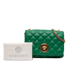 Small Quilted Nappa Medusa Chain Crossbody