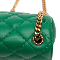 Small Quilted Nappa Medusa Chain Crossbody