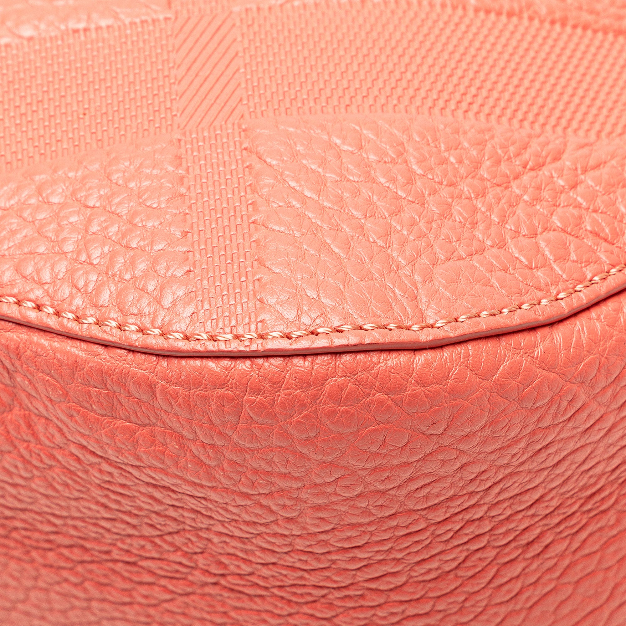 Small Heritage Grain Check Embossed Orchard Bowling Bag