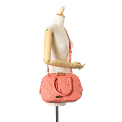Small Heritage Grain Check Embossed Orchard Bowling Bag