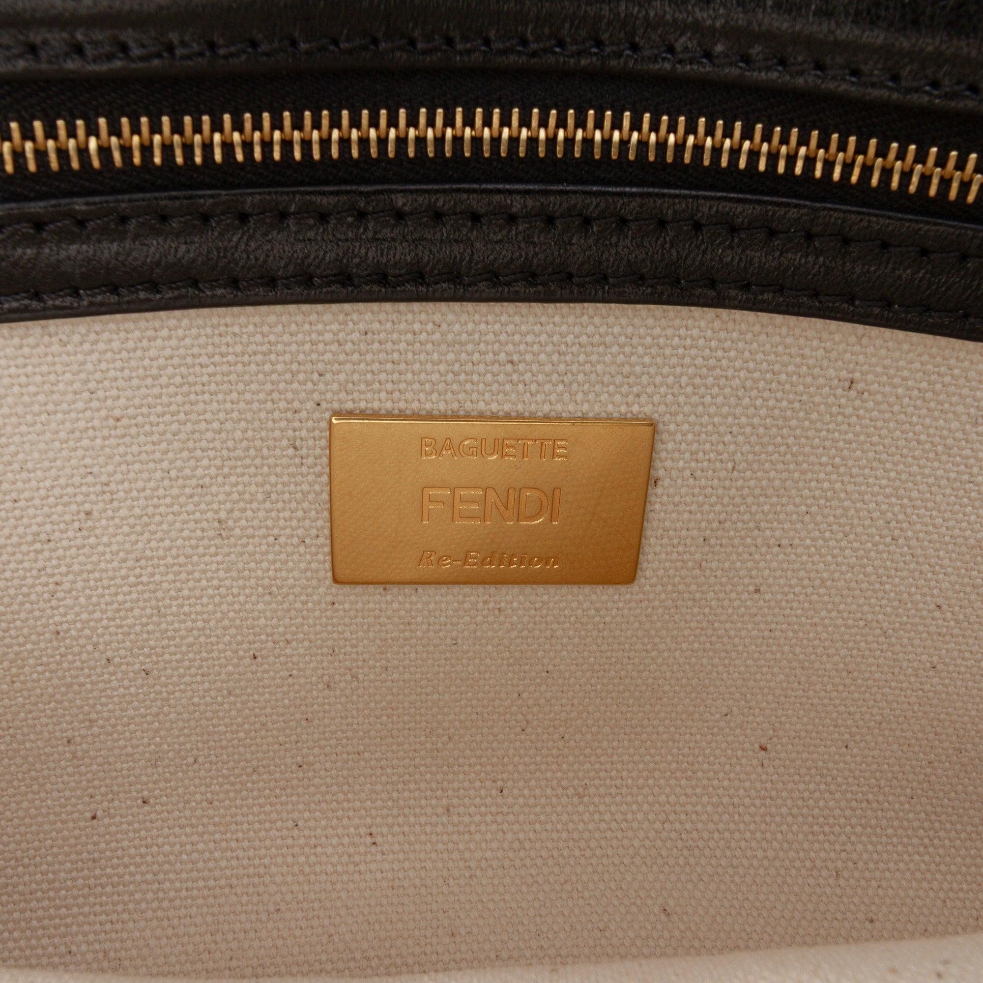 Chinese Valentines Day Zucca Embroidered Canvas Baguette Satchel