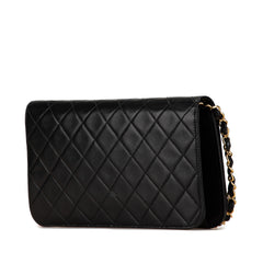 Quilted Lambskin CC Full Single Flap