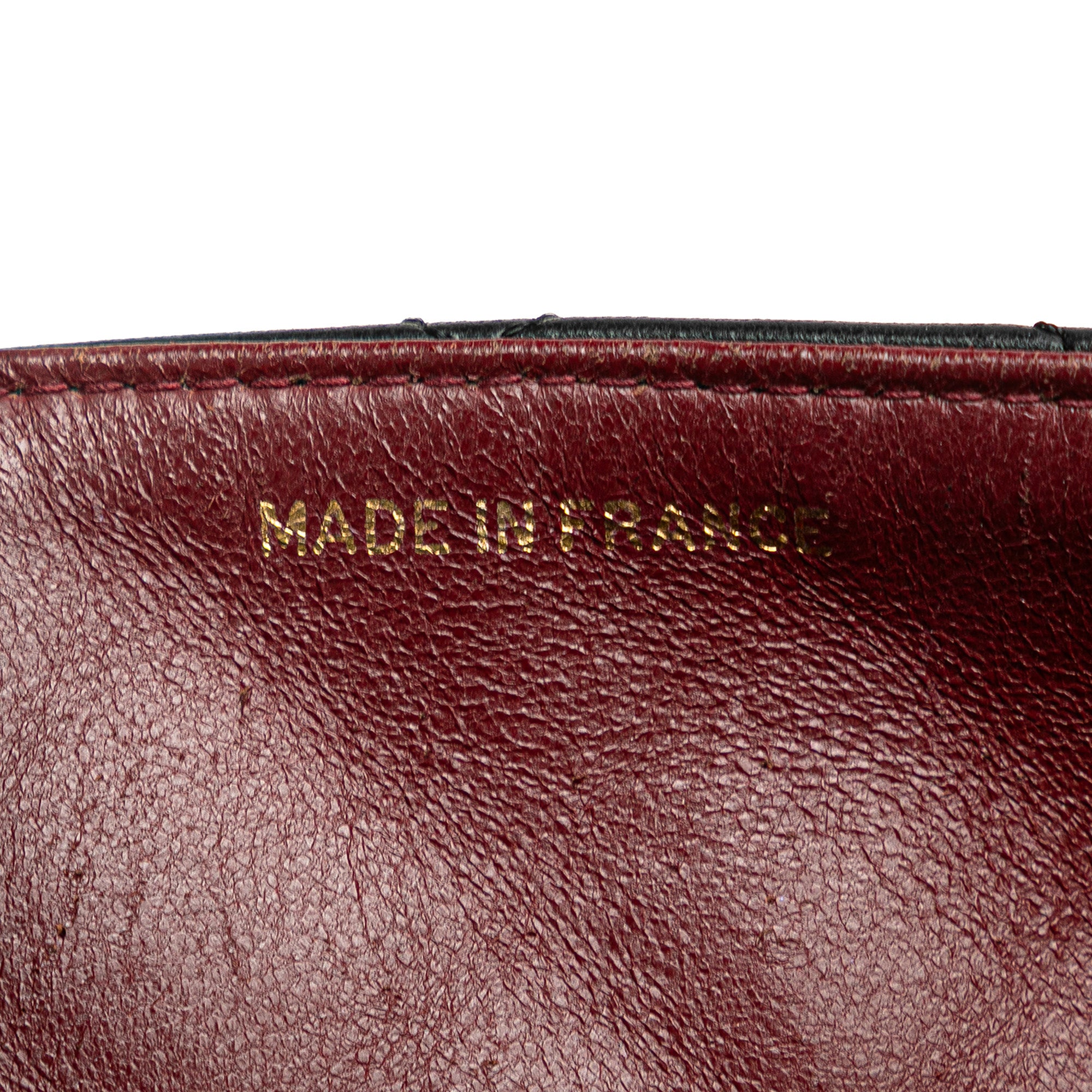 Square Quilted Lambskin Single Flap
