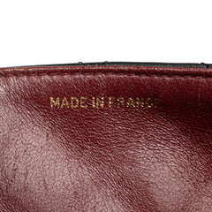 Square Quilted Lambskin Single Flap