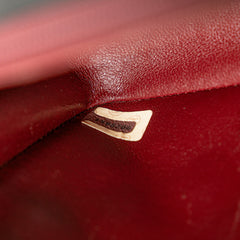 Square Quilted Lambskin Single Flap