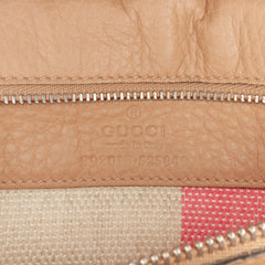 Medium Leather Bamboo Daily Satchel