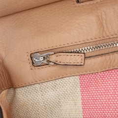 Medium Leather Bamboo Daily Satchel