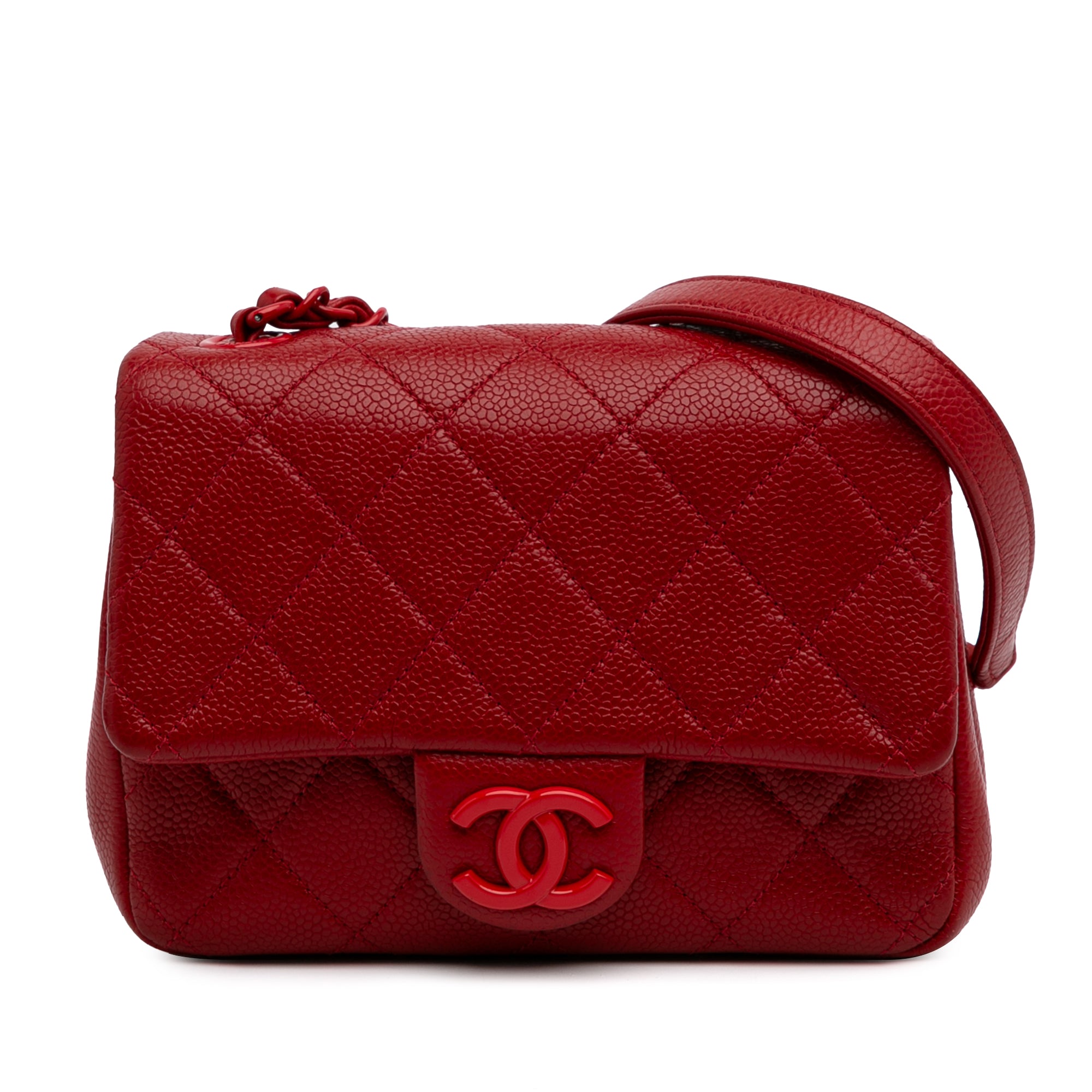 Mini Square Caviar Incognito Flap