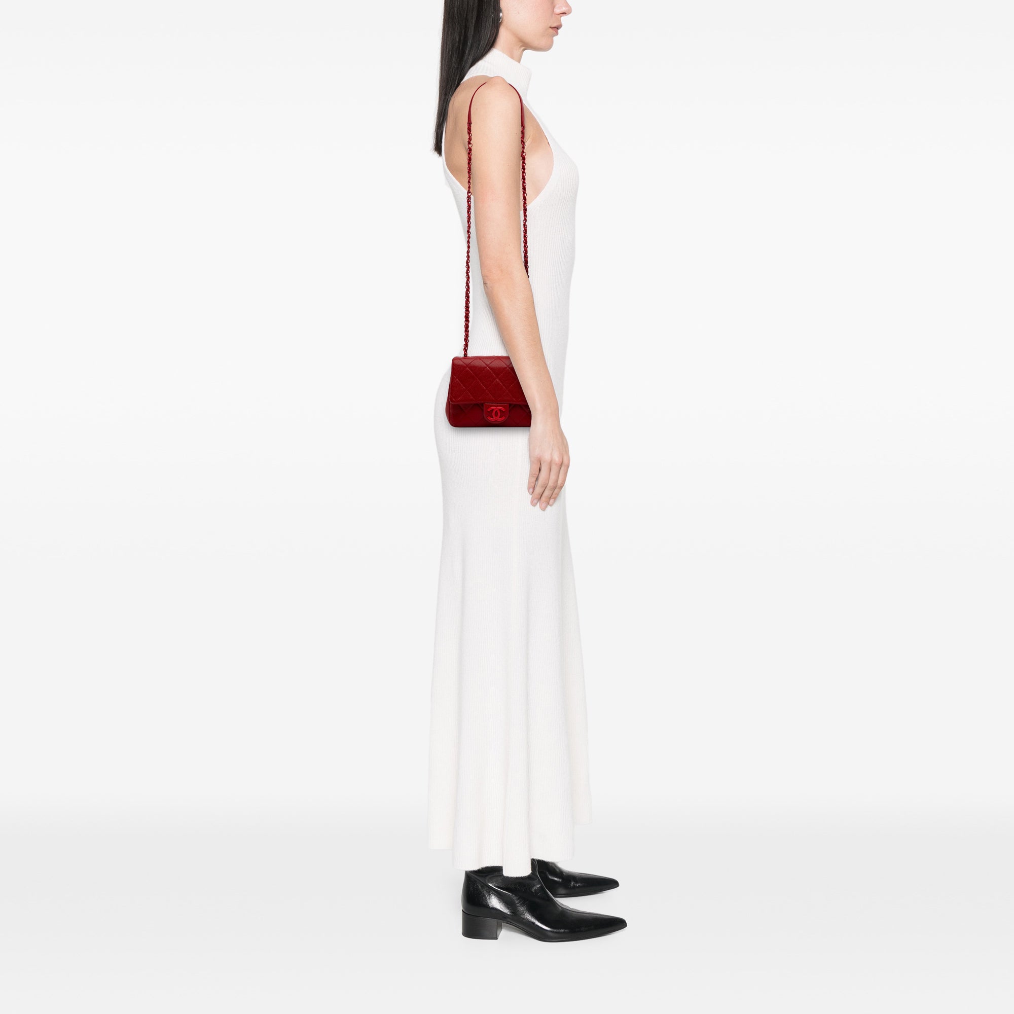 Mini Square Caviar Incognito Flap