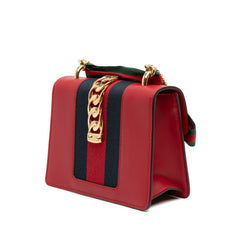 Mini Leather Sylvie Chain Crossbody