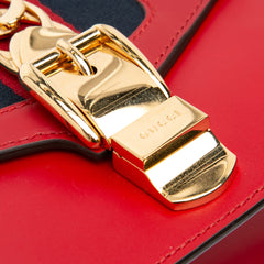 Mini Leather Sylvie Chain Crossbody