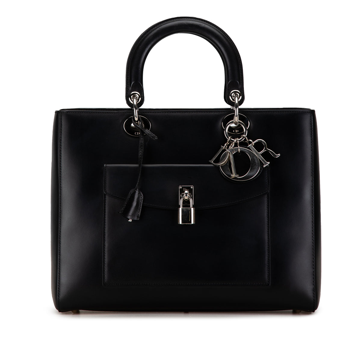 Large Calfskin Lady Dior Pocket Tote_0