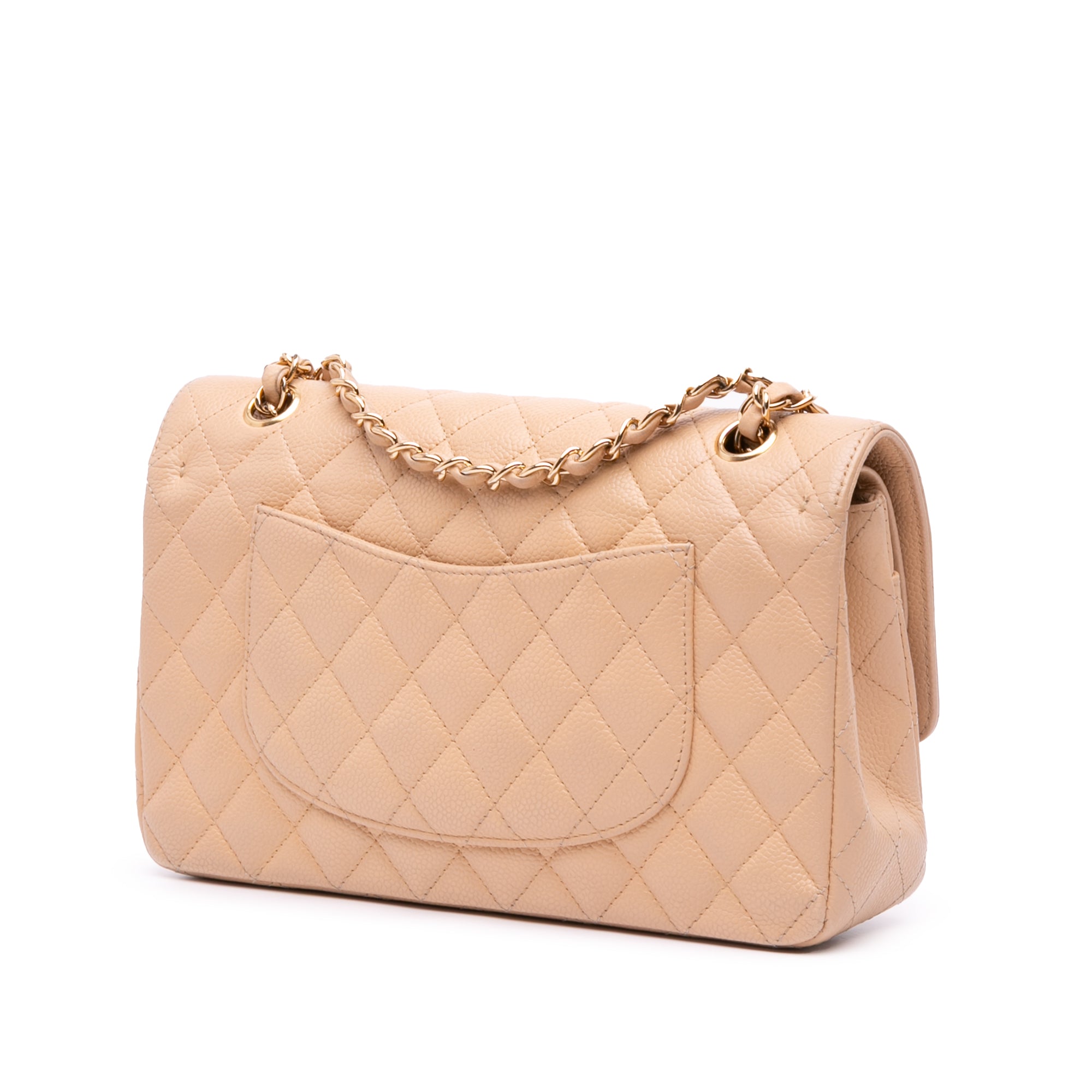 Medium Classic Caviar Double Flap