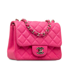 Mini Square Classic Caviar Single Flap_1