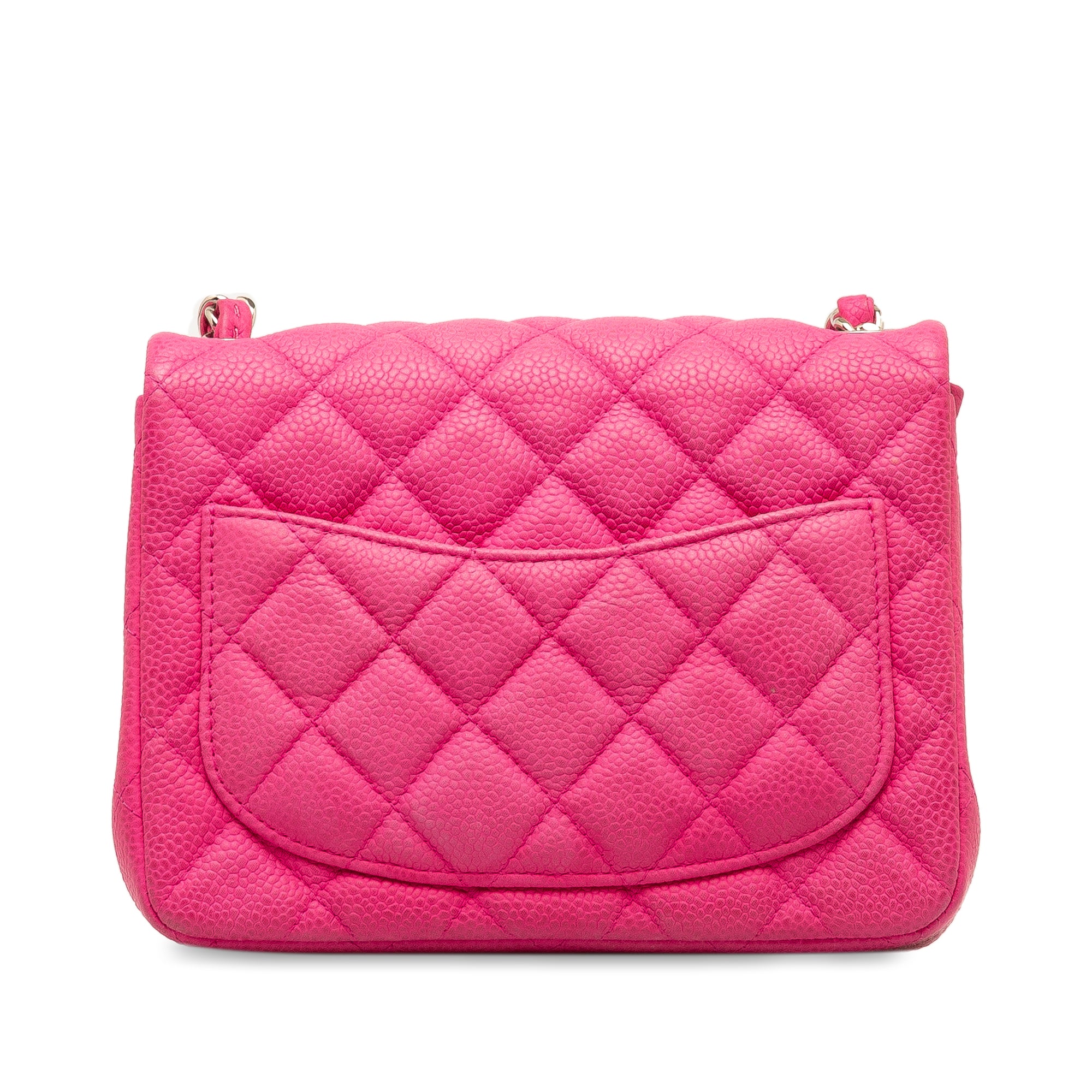 Mini Square Classic Caviar Single Flap_2