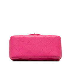 Mini Square Classic Caviar Single Flap_3