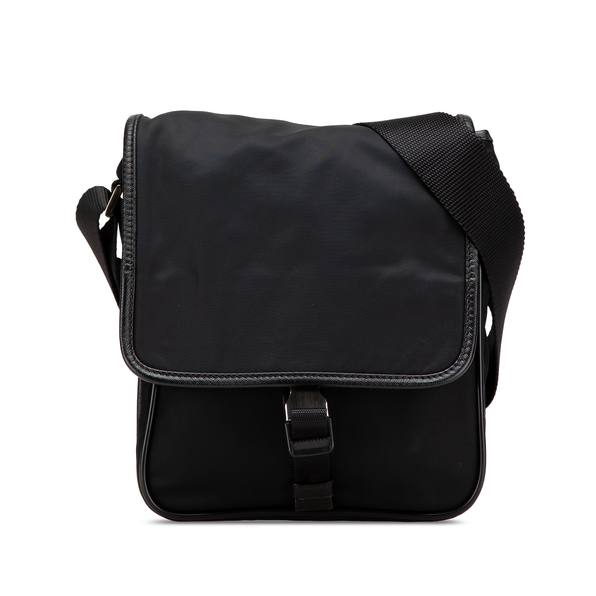 Tessuto Buckle Messenger Bag