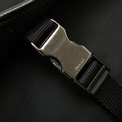 Tessuto Buckle Messenger Bag