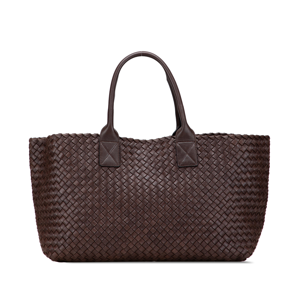 Medium Lambskin Intreccio Cabat Tote