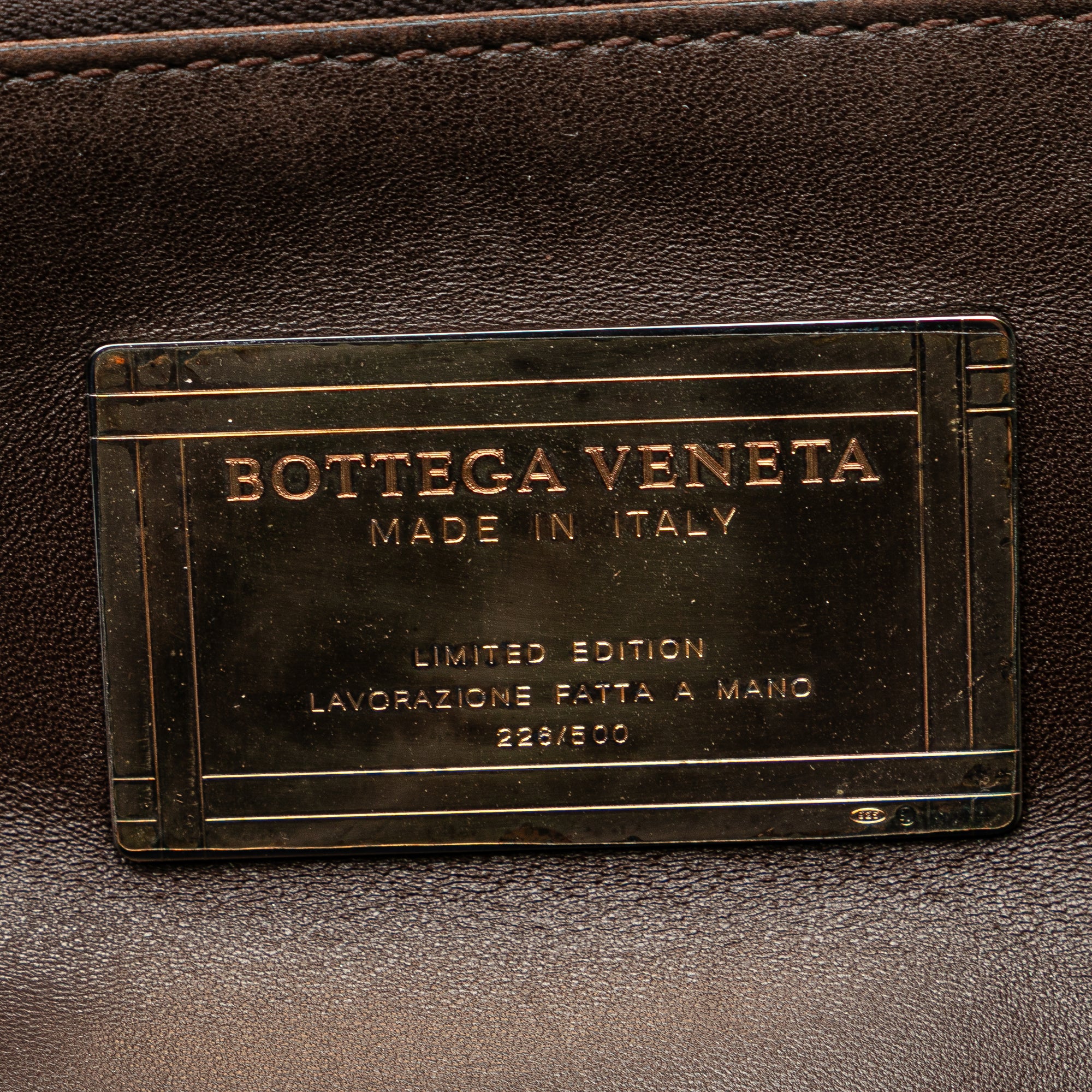 Medium Lambskin Intreccio Cabat Tote