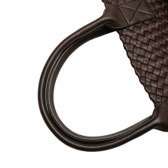 Medium Lambskin Intreccio Cabat Tote